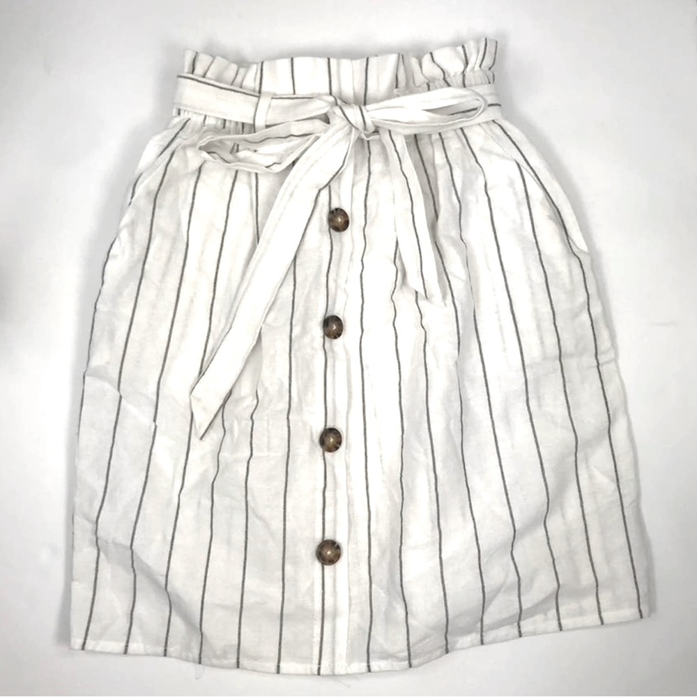 Sienna sky striped mini skirt
